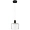 Access Lighting Port Nine Chardonnay, Chardonnay LED Pendant, Matte Black Finish, Seeded Glass 63141LEDD-MBL/SDG - alternate 1